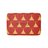 Frohe Weihnachten Golden Tree Thunder_Cove Badematte (Vorderseite)