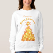 Frohe Weihnachten Golden Tree Thunder_Cove Sweatshirt (Vorderseite)