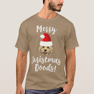 Frohe Weihnachten Goldendoodle Funny Dog -Gigapixe T-Shirt