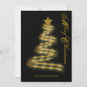 Frohe Weihnachten Goldener Baum Sterne Abstrakte U