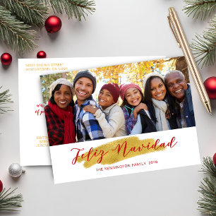 Frohe Weihnachten Goldfolie Swash Feiertagsfoto