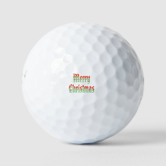 Frohe Weihnachten, Golfball (Vorderseite)
