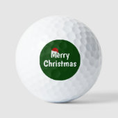 Frohe Weihnachten Golfball (Vorderseite)