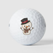 Frohe Weihnachten Golfball (Vorderseite)