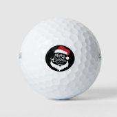Frohe Weihnachten Golfball (Vorderseite)
