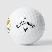 Frohe Weihnachten Golfball (Logo)