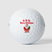 Frohe Weihnachten Golfball (Vorderseite)