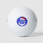 Frohe Weihnachten Golfball (Vorderseite)