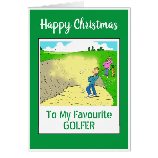 Frohe Weihnachten Golfer (Vorne)