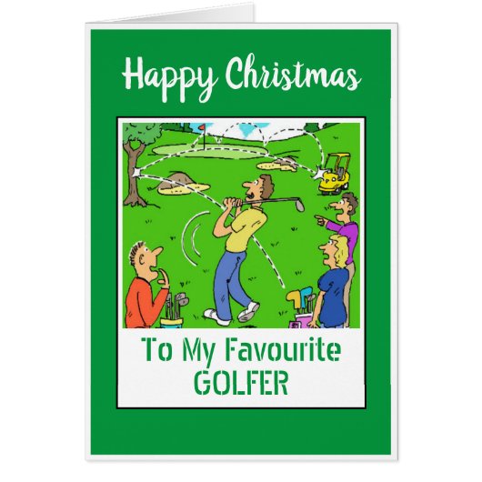 Frohe Weihnachten Golfer (Vorne)