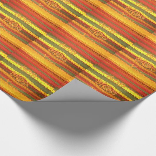 Frohe Weihnachten Gott segne Sie Farben Design Geschenkpapier (Ecke)