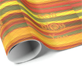 Frohe Weihnachten Gott segne Sie Farben Design Geschenkpapier (Rolleneckpunkt)