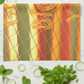 Frohe Weihnachten Gott segne Sie Farben Design Handtuch (Gefaltet)