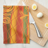 Frohe Weihnachten Gott segne Sie Farben Design Handtuch (Viertel Falte)