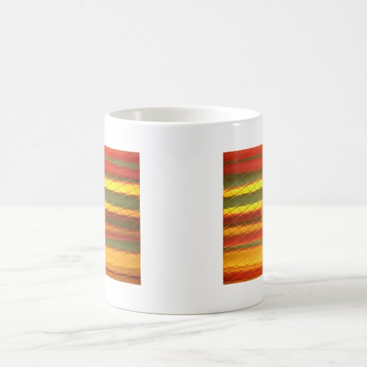 Frohe Weihnachten Gott segne Sie Farben Design Kaffeetasse (Mittel)