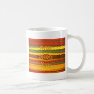 Frohe Weihnachten Gott segne Sie Farben Design Kaffeetasse