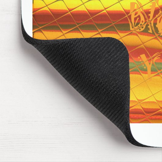 Frohe Weihnachten Gott segne Sie Farben Design Mousepad (Ecke)