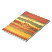 Frohe Weihnachten Gott segne Sie Farben Design Notizblock (Rotiert)