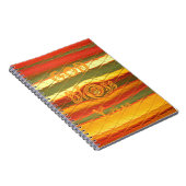 Frohe Weihnachten Gott segne Sie Farben Design Notizblock (Rechte Seite)