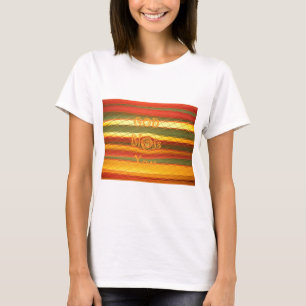Frohe Weihnachten Gott segne Sie Farben Design T-Shirt