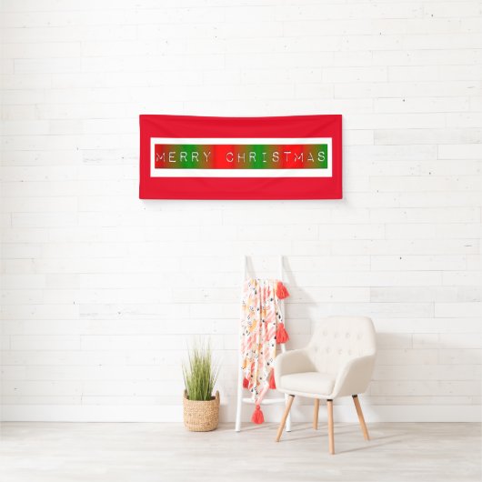 Frohe Weihnachten Gradient Banner (Insitu)