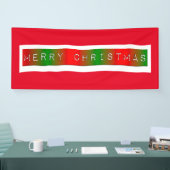 Frohe Weihnachten Gradient Banner (Messe)