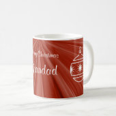 Frohe Weihnachten Grandad Kaffeetasse (VorderseiteRechts)