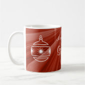 Frohe Weihnachten Grandad Kaffeetasse (Links)