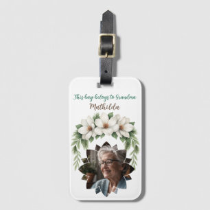 Frohe Weihnachten Grandma Foto Weihnachtsgeschenk Gepäckanhänger