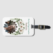 Frohe Weihnachten Grandma Foto Weihnachtsgeschenk Gepäckanhänger (Vorderseite (Horizontal))