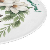 Frohe Weihnachten Grandma Foto Weihnachtsgeschenk Schneidebrett (Ecke)