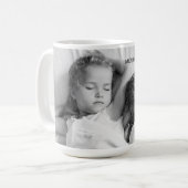 Frohe Weihnachten Grandma Holiday Foto Kaffeetasse (Vorderseite Links)