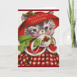Frohe Weihnachten Grandma Vintag Kitty