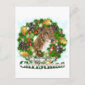Frohe Weihnachten Greyhound (Vorderseite)