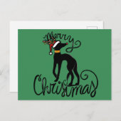 Frohe Weihnachten Greyhound Reindeer (Vorne/Hinten)