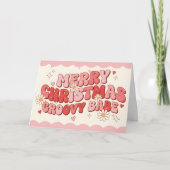 Frohe Weihnachten Groovy Babe (Vorderseite)