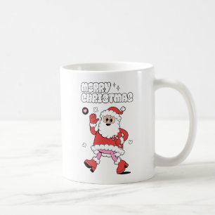 Frohe Weihnachten - Groovy Santa Strut Kaffeetasse