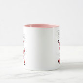 Frohe Weihnachten - Groovy Santa Strut Tasse (Zentrum)