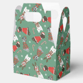 Frohe Weihnachten Große Dane Hunde Geschenkschachtel (Geöffnet)