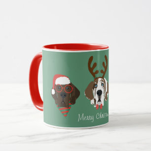 Frohe Weihnachten Große Dane Hunde Tasse