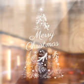 Frohe Weihnachten große Fensterklammer Fensteraufkleber (Blatt 2)