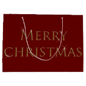 Frohe Weihnachten Große Geschenktüte (Rückseite)