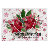 Frohe Weihnachten! Große Geschenktüte (Vorderseite)