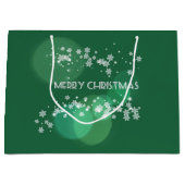 Frohe Weihnachten Große Geschenktüte (Vorderseite)