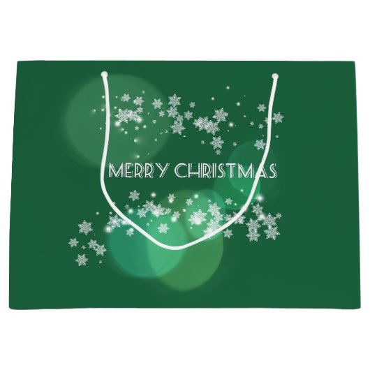  Frohe Weihnachten Große Geschenktüte (Vorderseite)