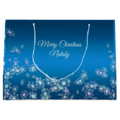 Frohe Weihnachten. Große Geschenktüte (Vorderseite)