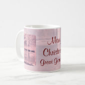 Frohe Weihnachten Große Oma Tasse (Vorderseite Links)