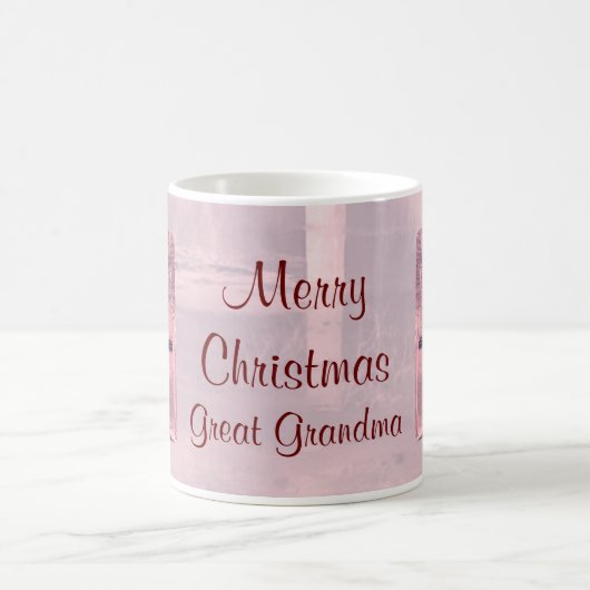 Frohe Weihnachten Große Oma Tasse (Mittel)