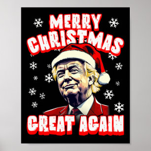 Frohe Weihnachten Große wieder Weihnachten Trump S Poster