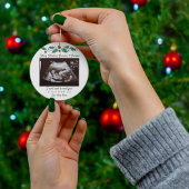 Frohe Weihnachten Großeltern Ultrasound Schwangers Keramik Ornament